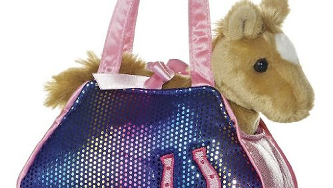 Caballo de peluche con bolsita Aurora World Betsey Bling