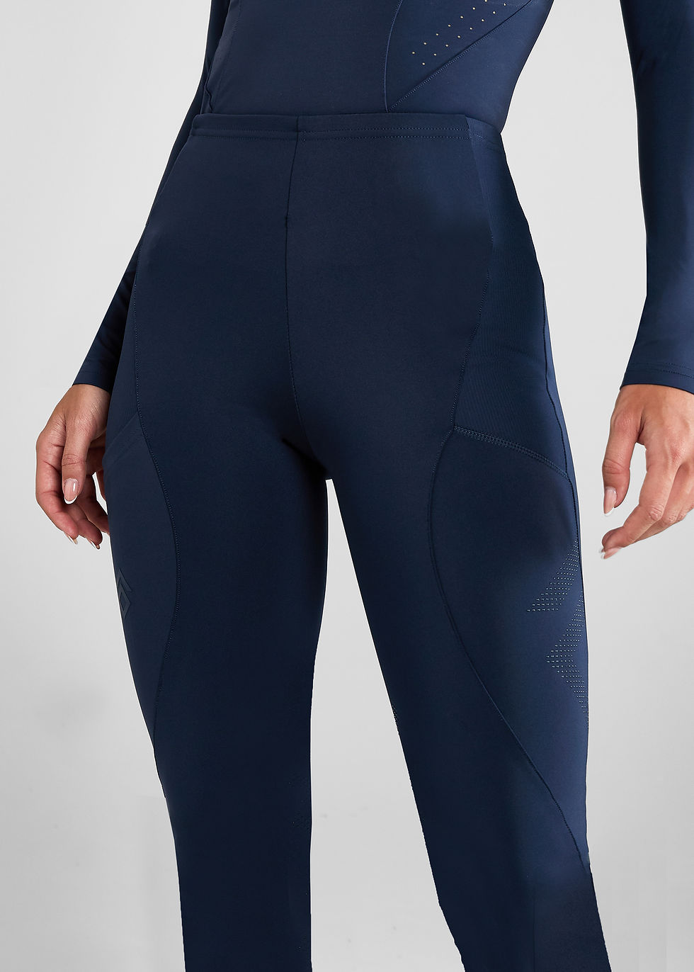 Miniatura: Leggings para dama Aztec Diamond Core Knee Grip navy