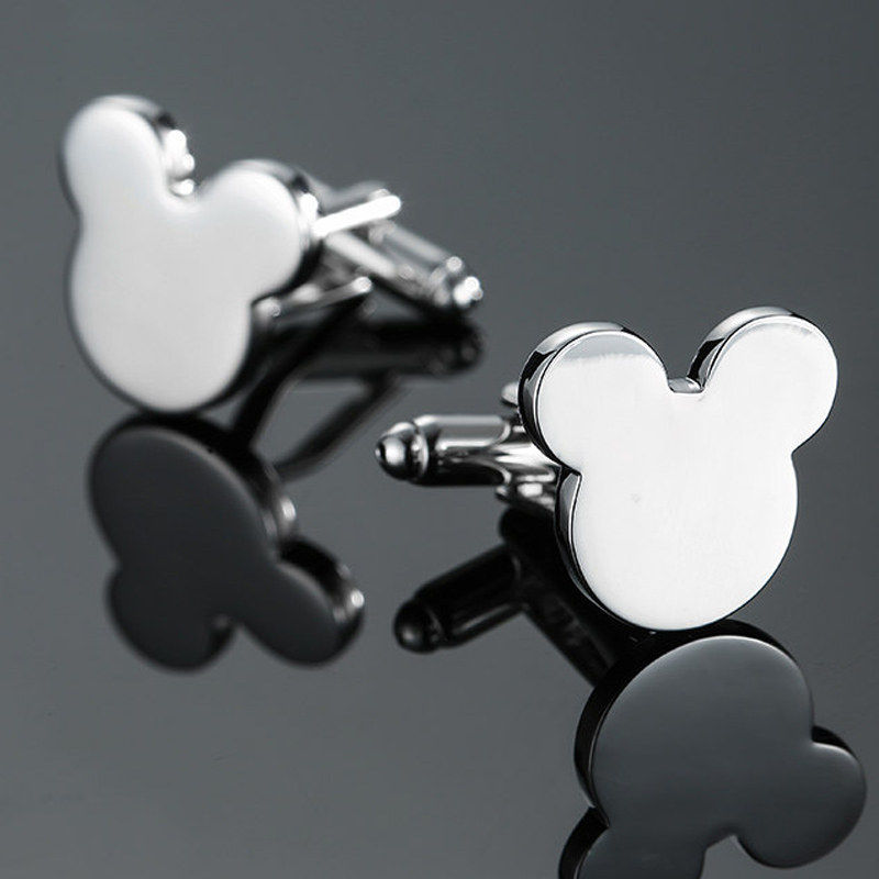 Thumbnail: Mancuernillas gemelos Mickey silver filled