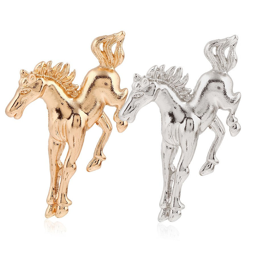 Miniatura: Broche prendedor en forma de caballo