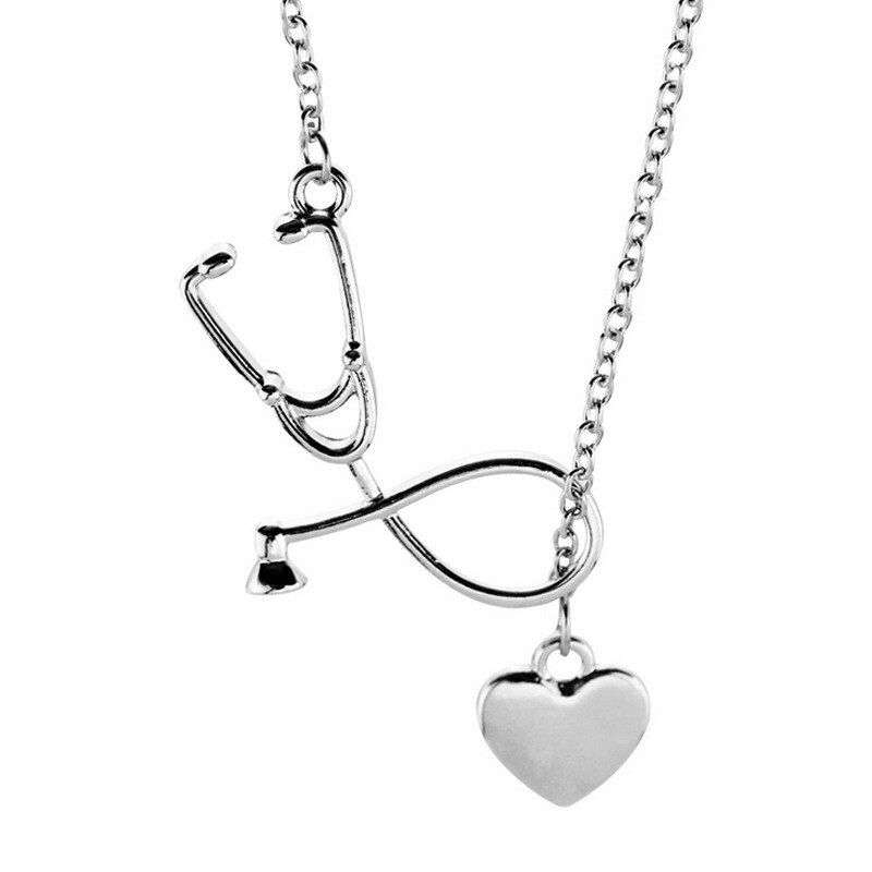 Miniatura: Collar estetoscopio médico y corazón