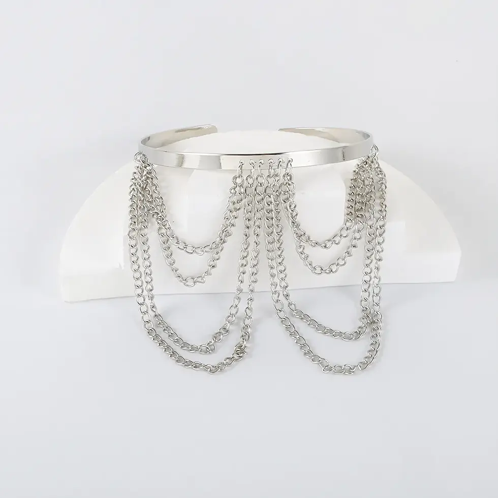 Miniatura: Pulsera de brazo con cadenitas