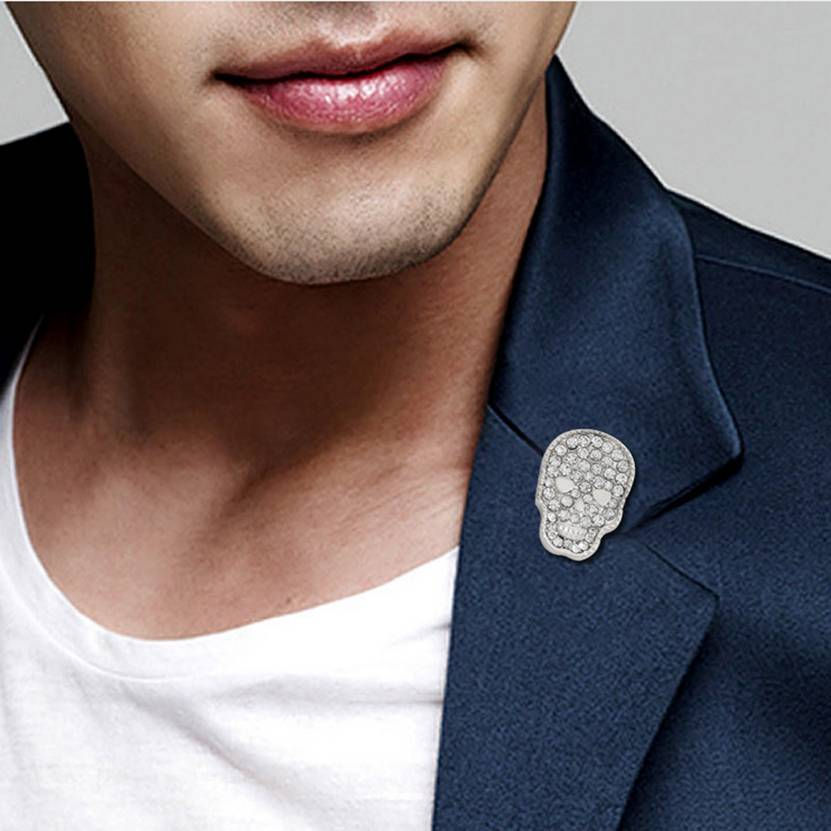 Miniatura: Broche calavera con cristales