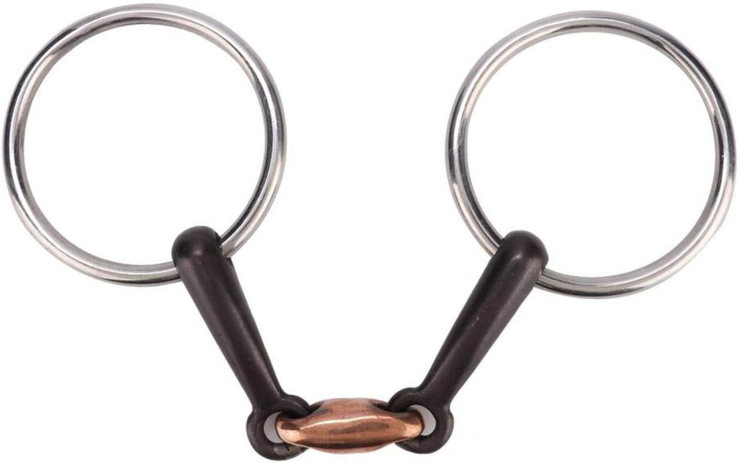 Freno de argollas con bocado doble articulado Pro-Jump