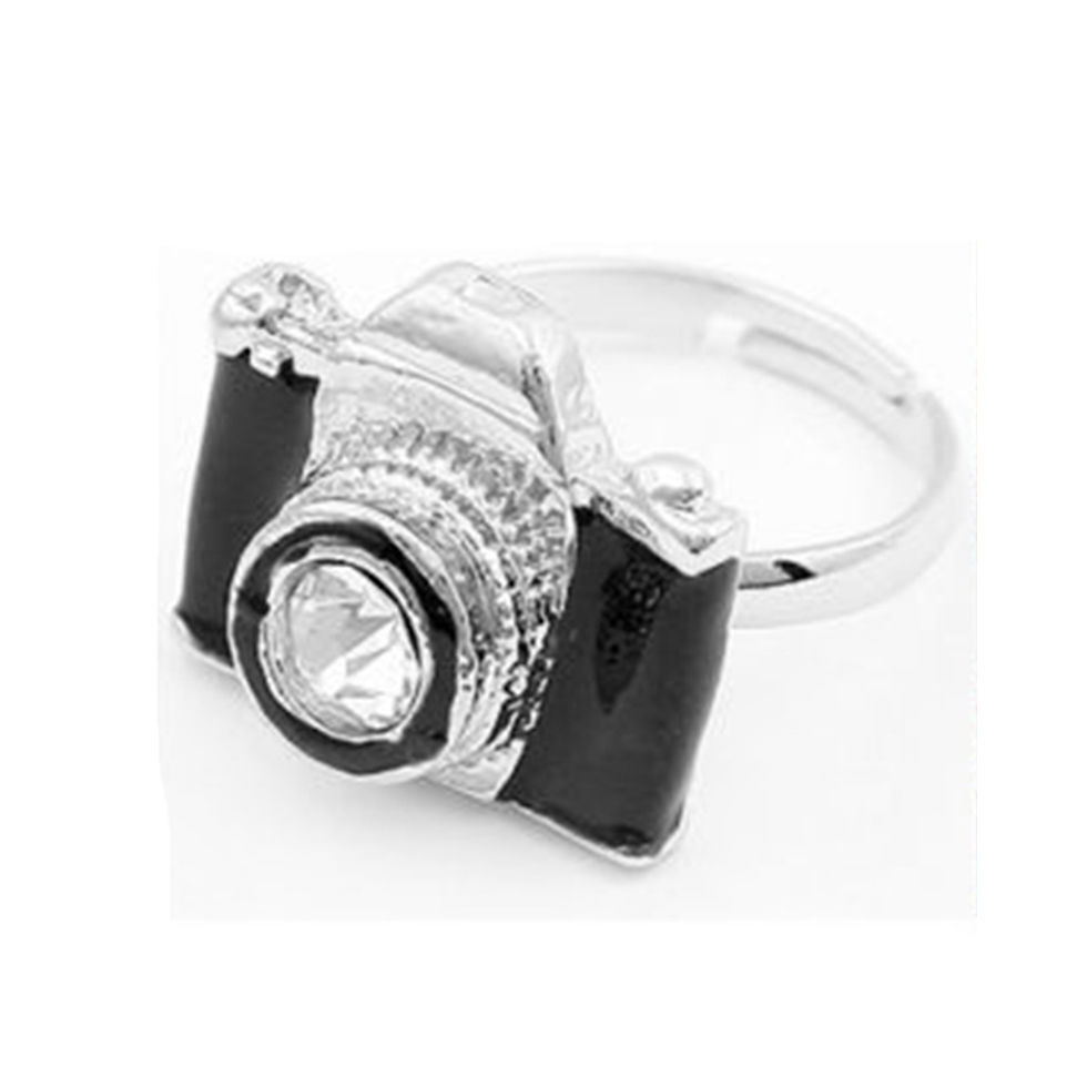 Miniatura: Anillo cámara fotográfica cristal zirconia