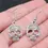 Miniatura: Aretes colgantes de calaveras