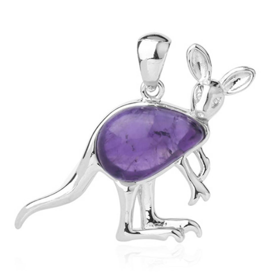 Miniatura: Colgante de canguro con piedras