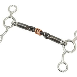  Freno con bocado TOM Thumb Waterford de cobre negro