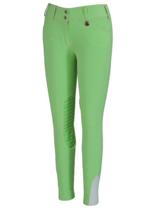 Pantalón de equitación para dama TuffRider Neon Knee Patch