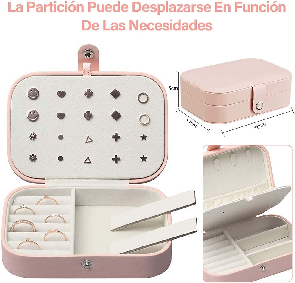 Miniatura: Estuche organizador para joyería pink