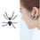 Miniatura: Aretes araña Black Spider