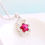 Miniatura: Conjunto collar con colgante, aretes y pulsera ositos con cristales