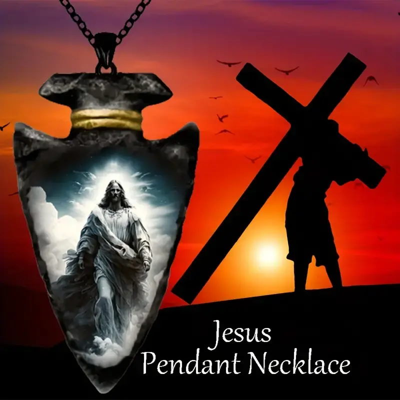 Thumbnail: Collar amuleto religioso Jesús
