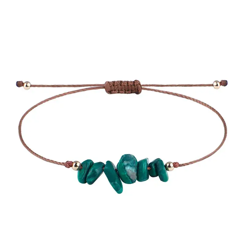 Thumbnail: Pulsera de hilo con piedras naturales