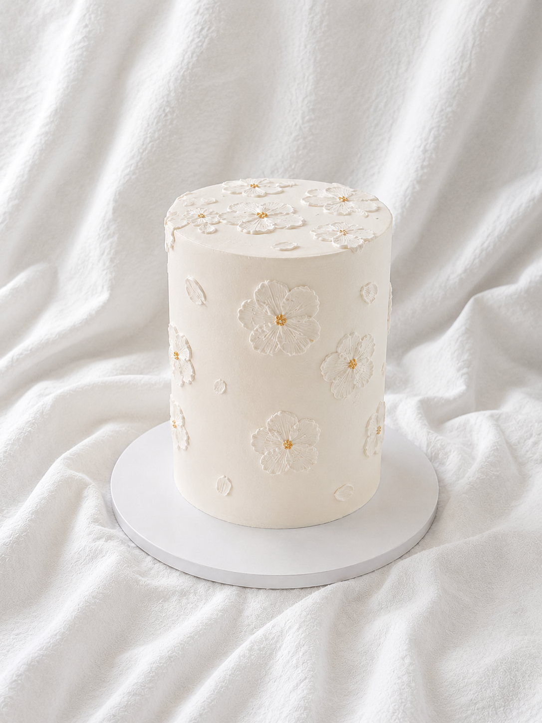 Embroidery Floral Cake