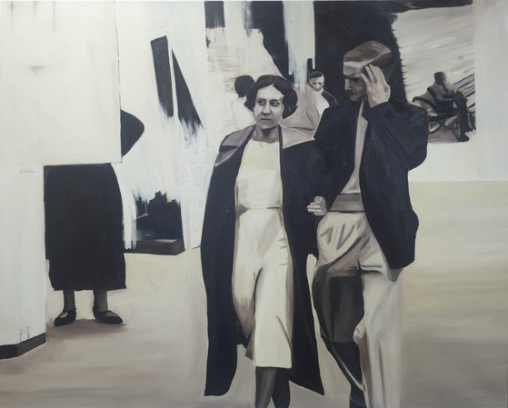 Unidentified, oil on canvas, 120 x 150 cm