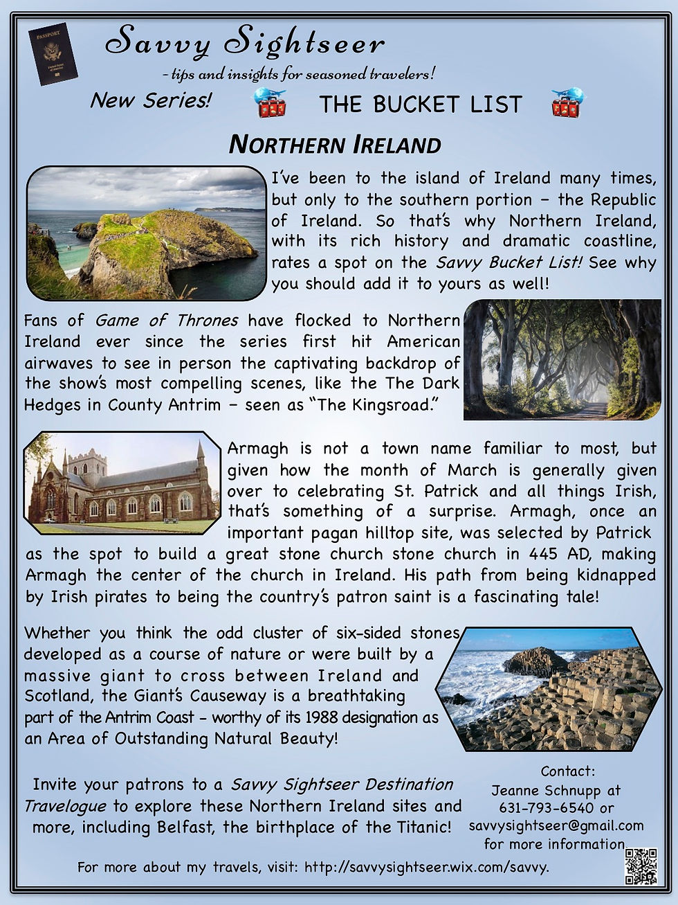 Savvy Sightseer N. Ireland