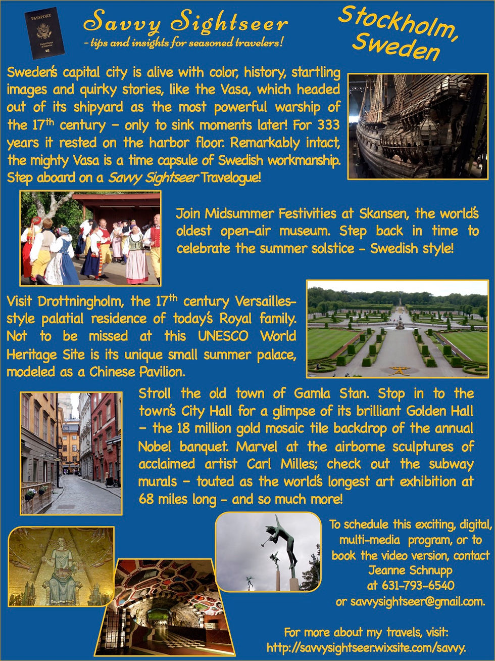 Savvy Stockholm Flyer