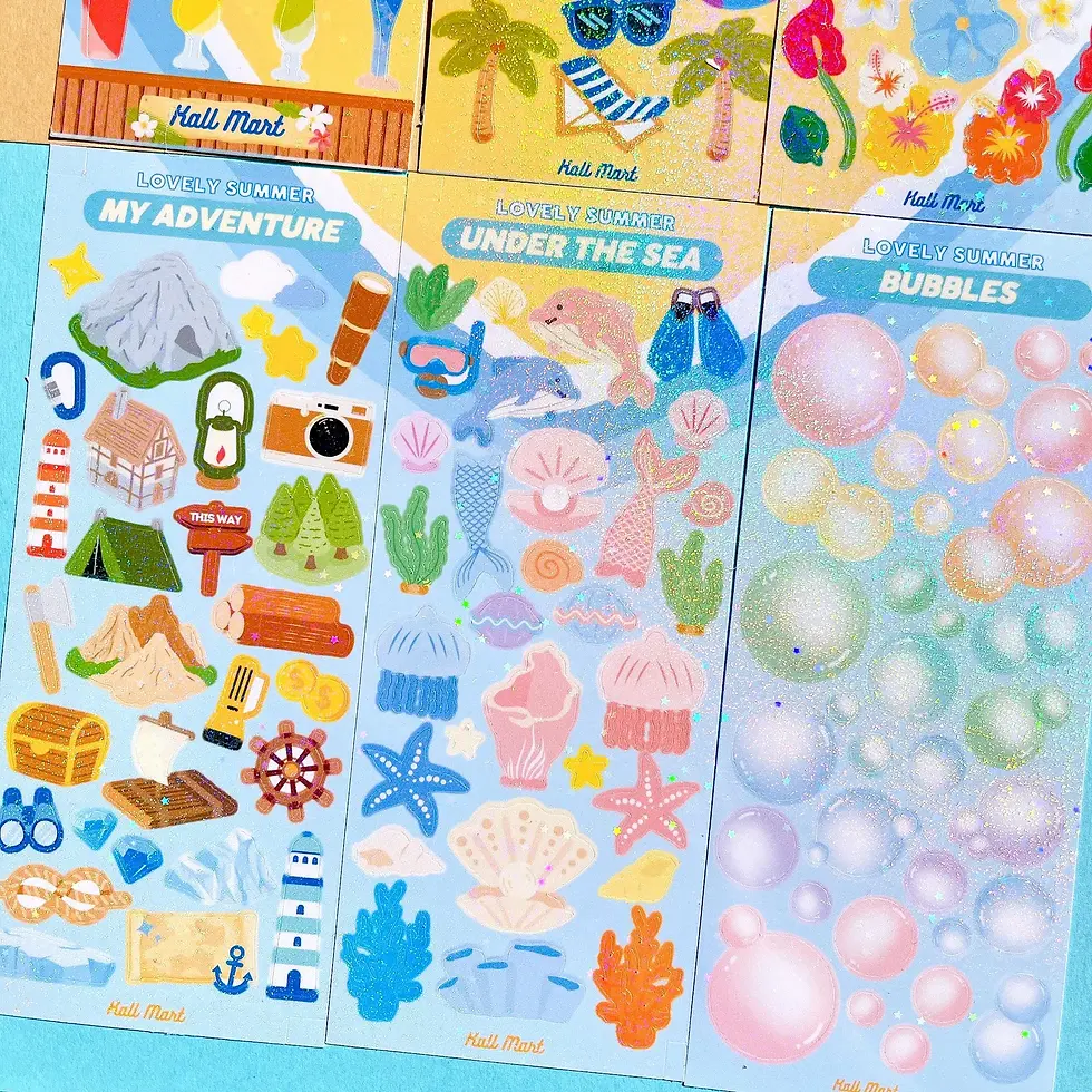 Thumbnail: Lovely Summer deco stickers