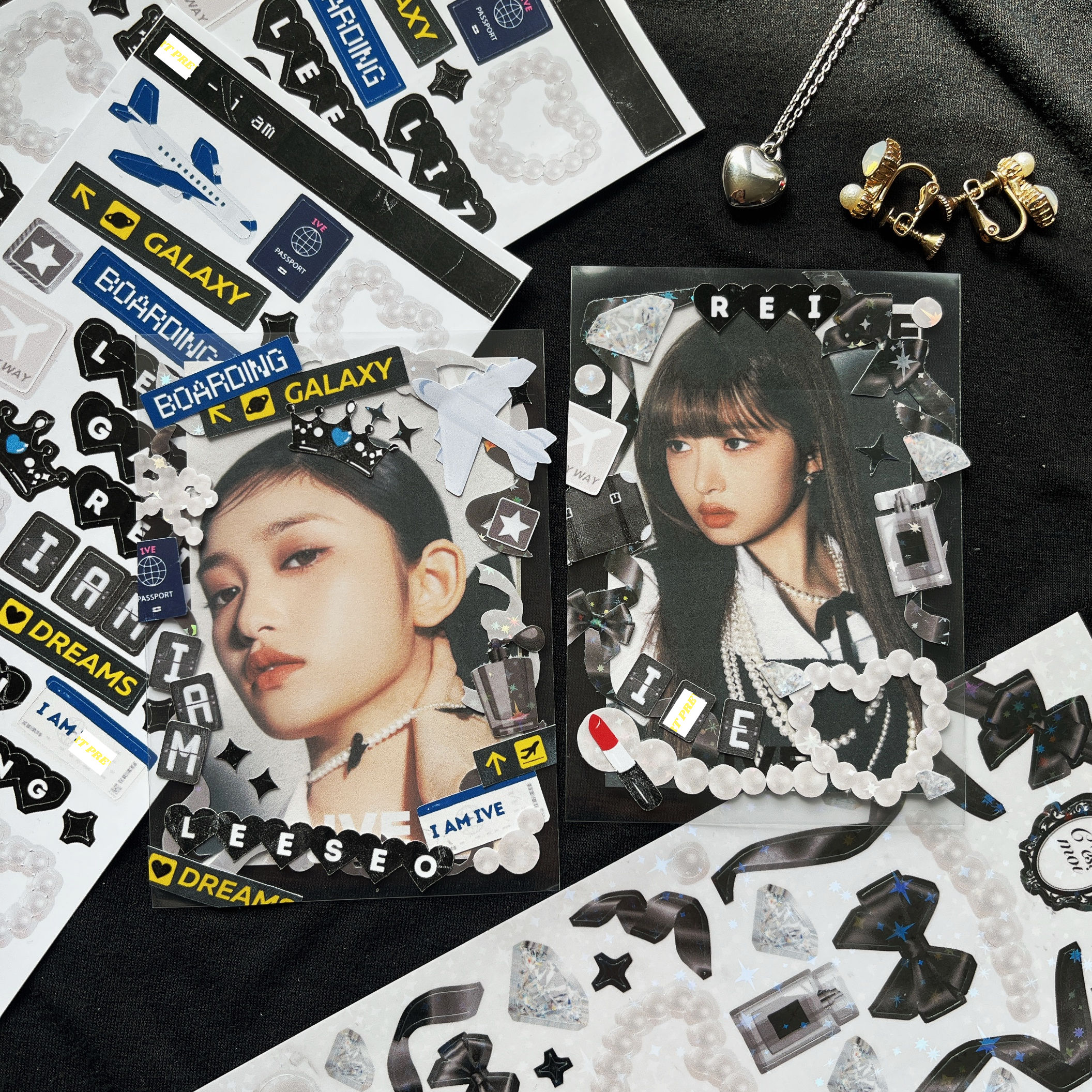 IVE I am themes stickers / keyring / deco stickers