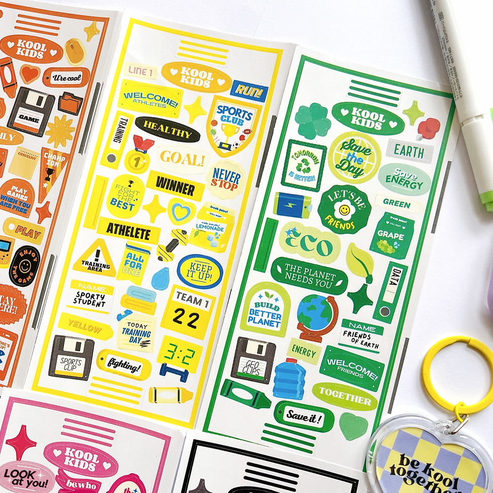 Thumbnail: KoolKids Locker deco stickers