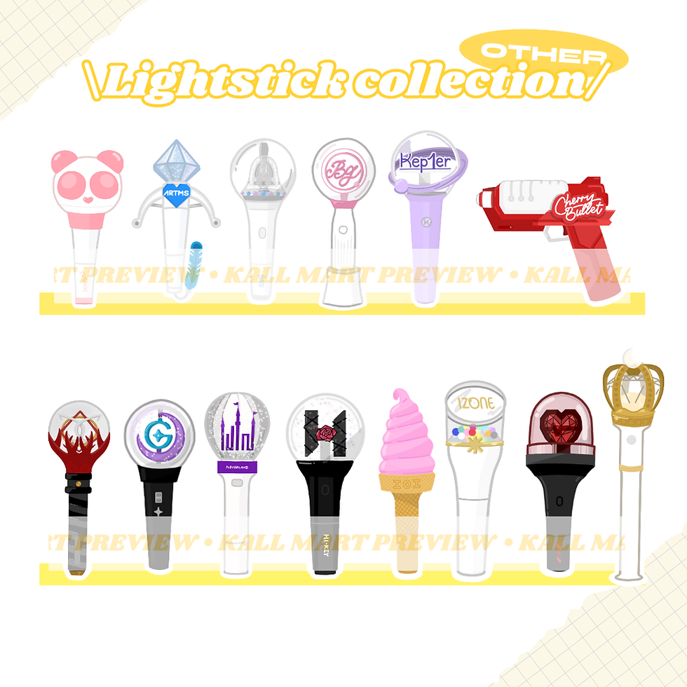 Thumbnail: Lightstick stickers collection