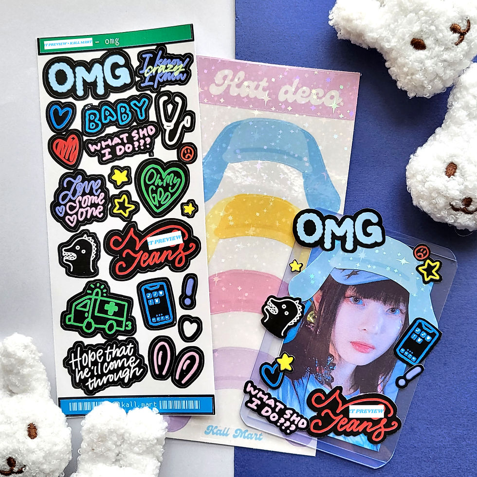 Thumbnail: NEW JEANS OMG theme stickers