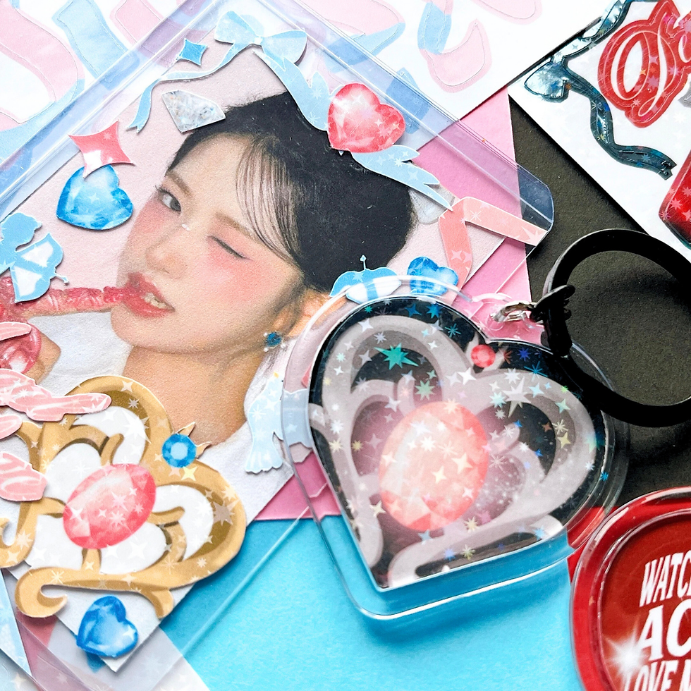 Thumbnail: IVE Accendio keyring & deco stickers