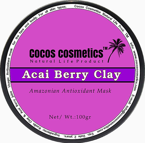 Acai berry clay” DETOX-mask | cocoscosmetics
