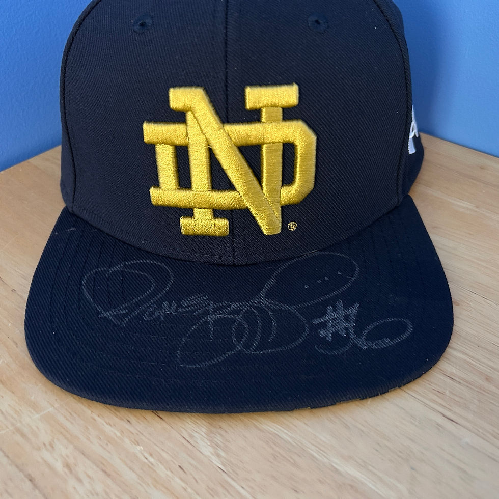 Thumbnail: Jerome Bettis #6 Signed Notre Dame Under Armor Hat
