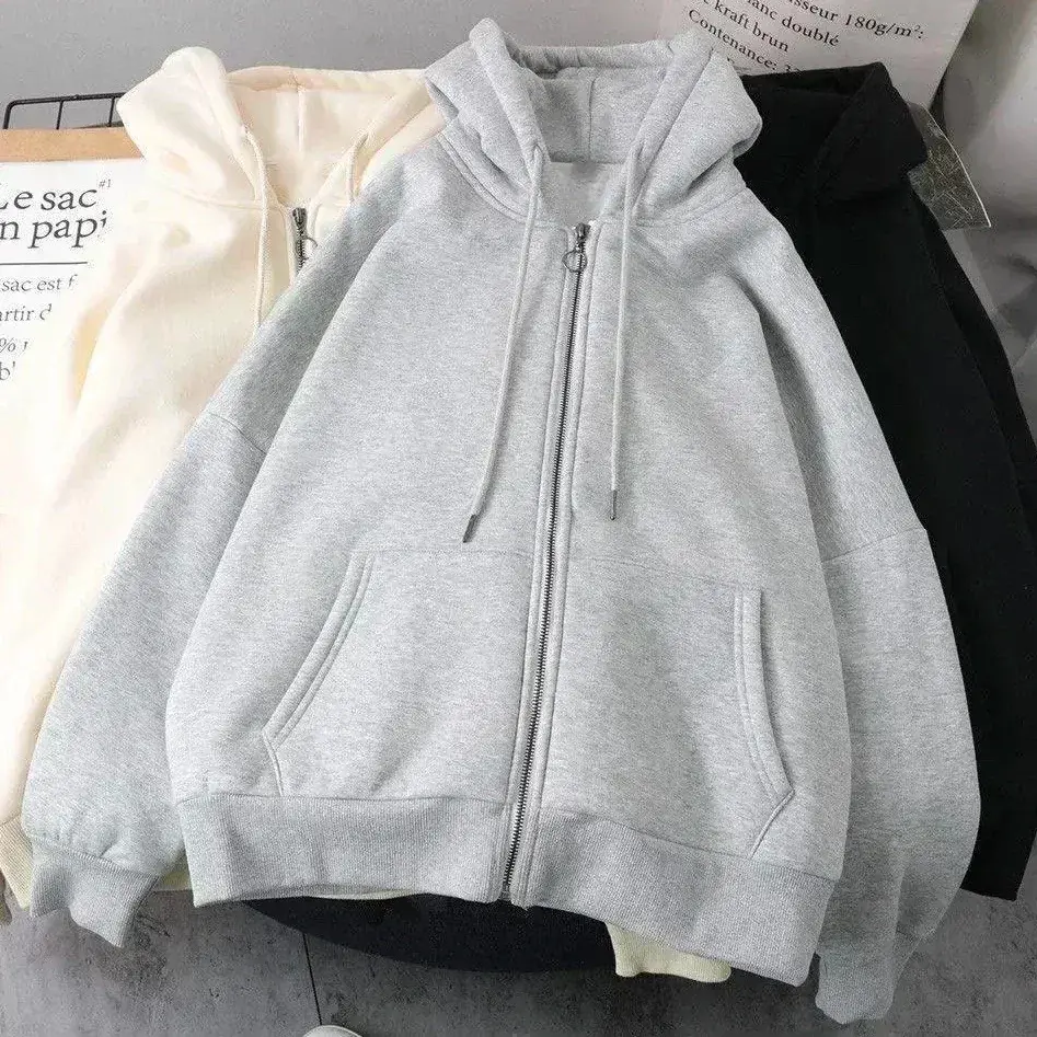 Thumbnail: Oversized Zipper Hoodie