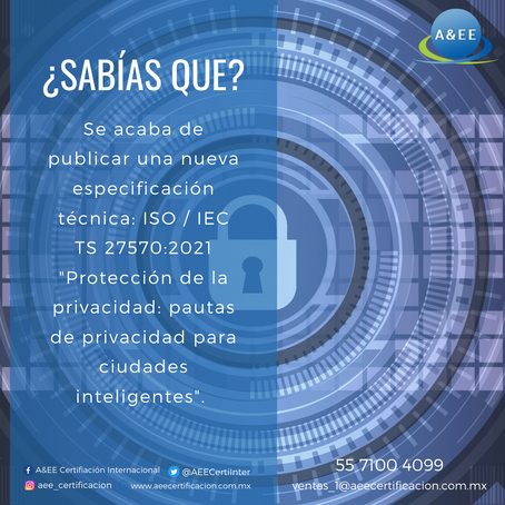 ¿SABÍAS QUÉ? ISO 27570