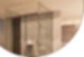 Porte coulissante verre-verre