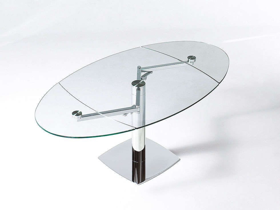 Table en verre