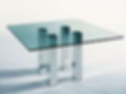 Table en verre