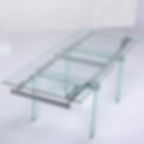 Table a manger en verre