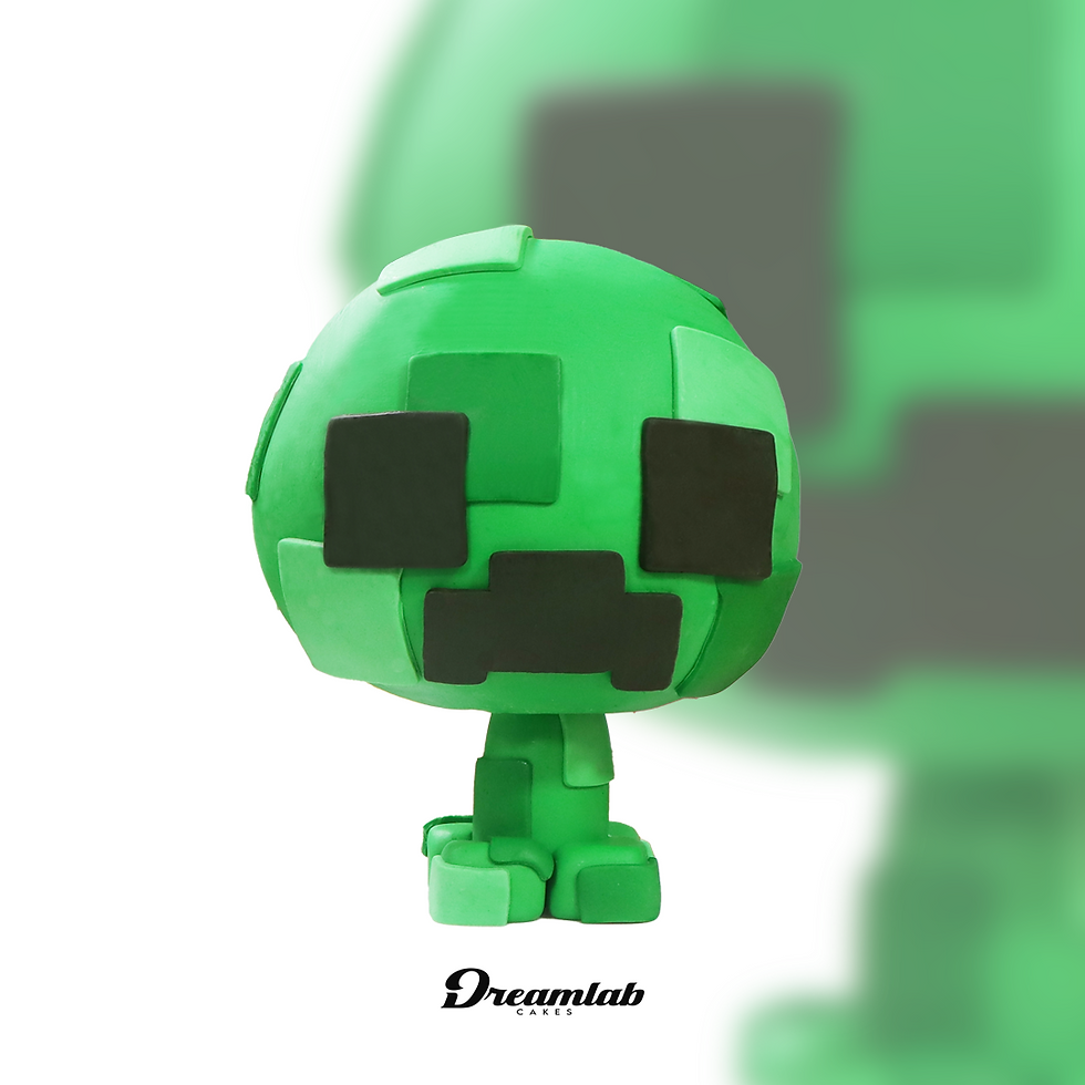 MineCraft Creeper Cake