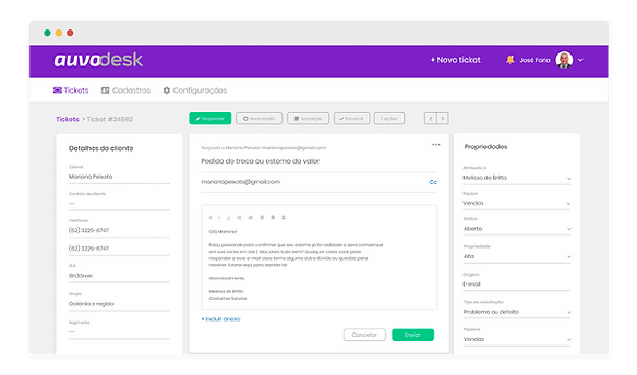 AuvoDesk - Help Desk gratuito para gestã