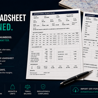 Decoding the OFP and Loadsheet: A Pilot's Field Guide