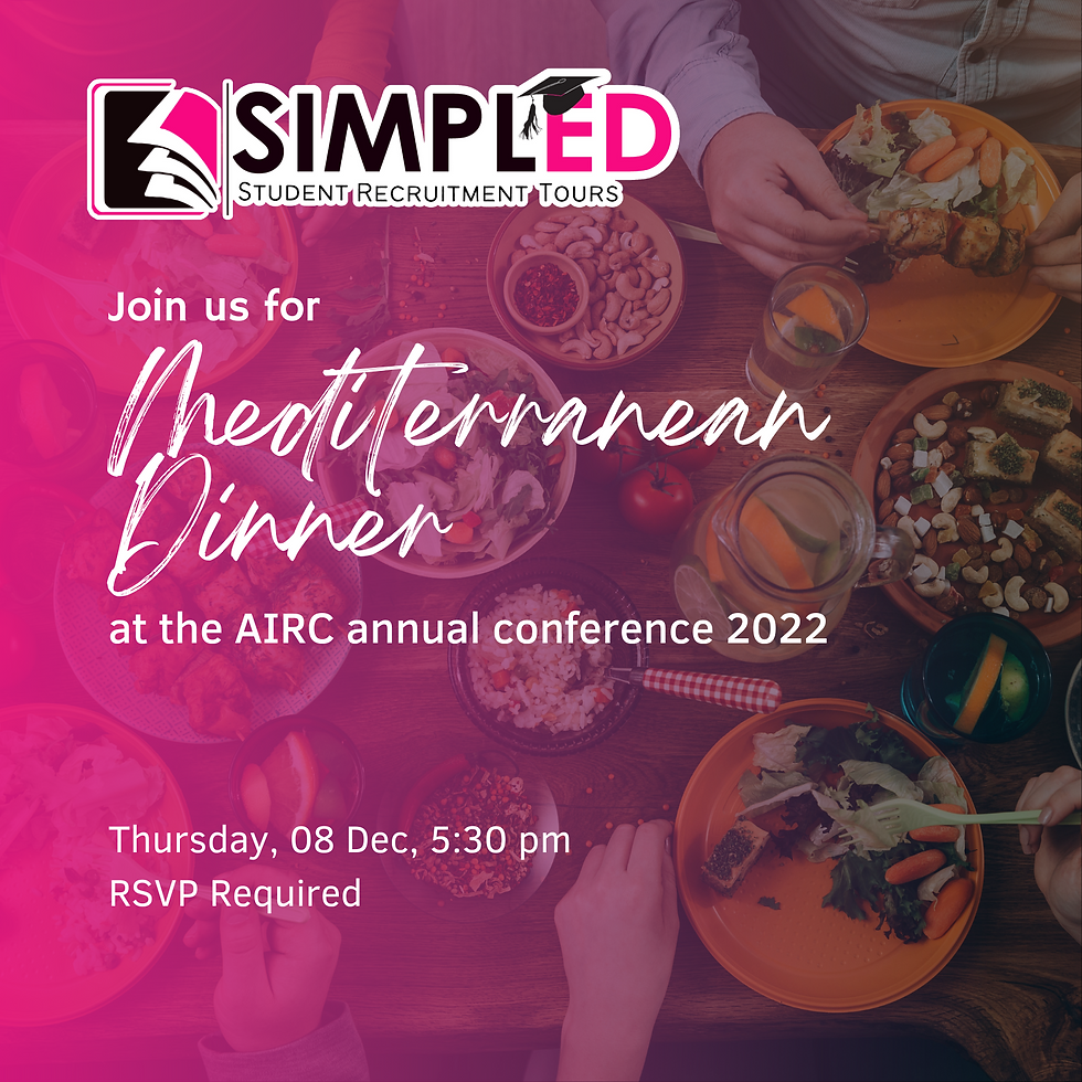 Mediterranean Dinner with Simpled at the AIRC conference