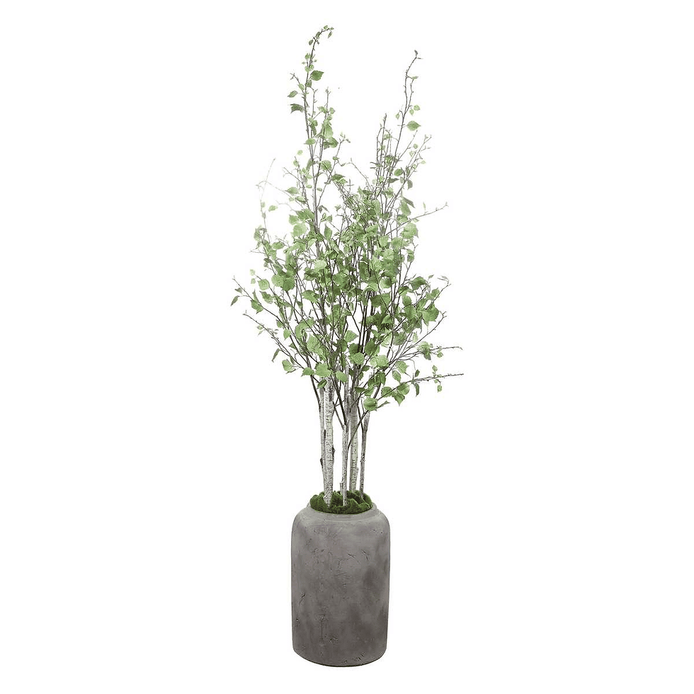 Thumbnail: Aldis Potted River Birch Artificial Tree for Lush Indoor Greenery