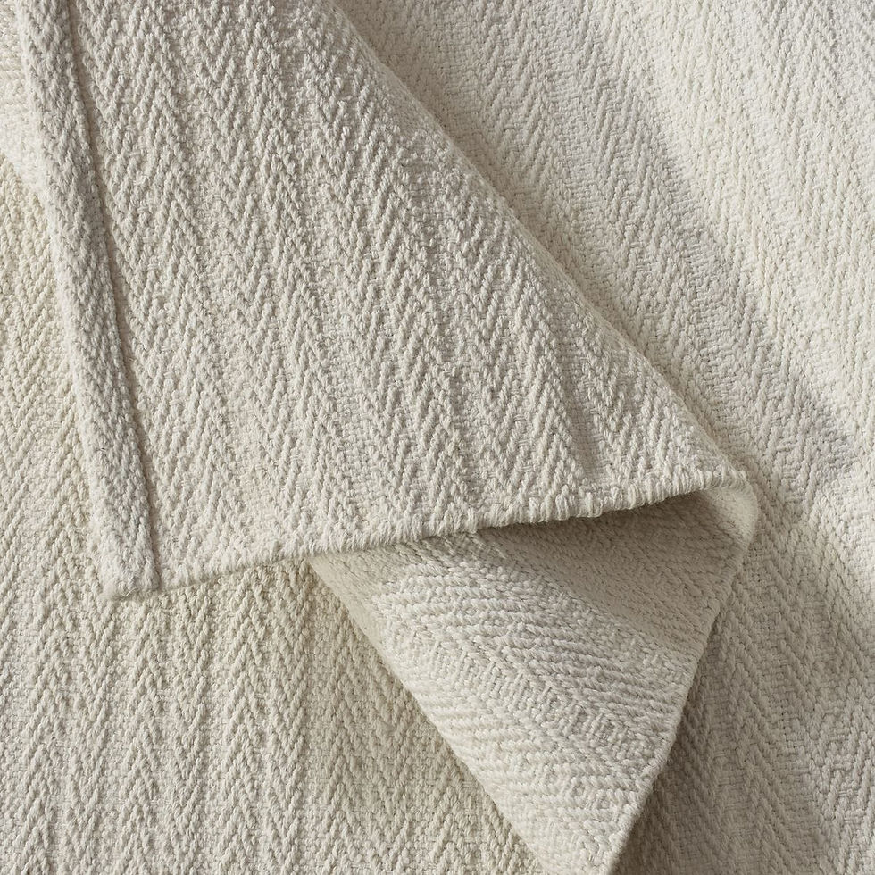 Thumbnail: Cele Hand-Woven Chevron Indoor Outdoor Rug in Warm Ivory