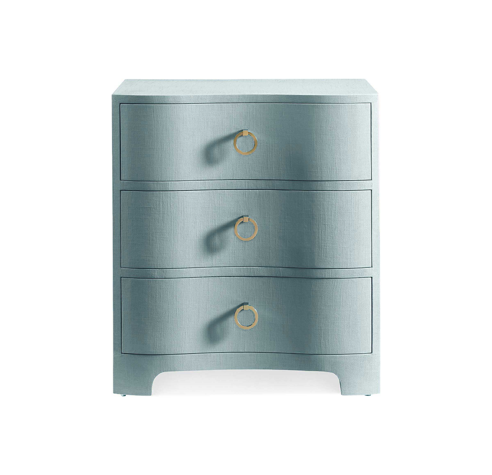 Thumbnail: Julia Small 3-Drawer Chest Coastal Blue