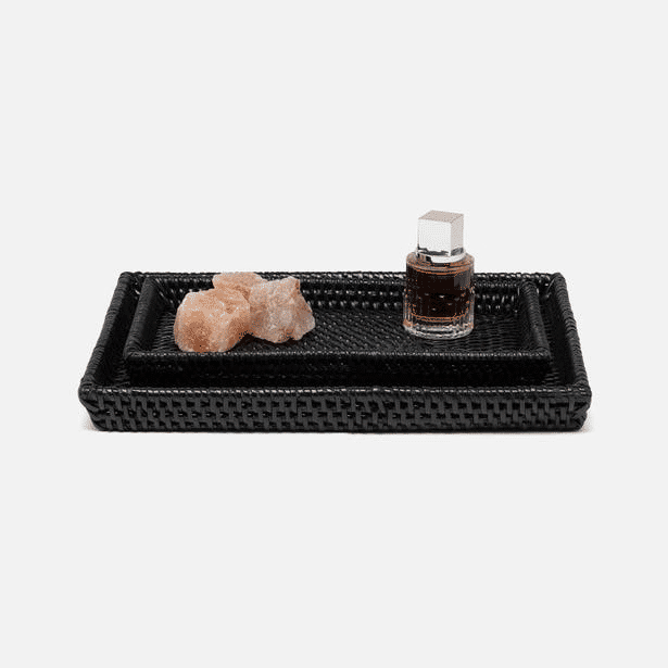 Thumbnail: Dalton Decorative Woven Storage Tray Set