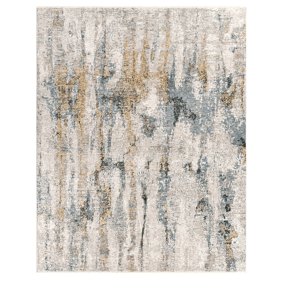 Thumbnail: Ladoga Abstract Machine Woven Lustrous Polyester Area Rug