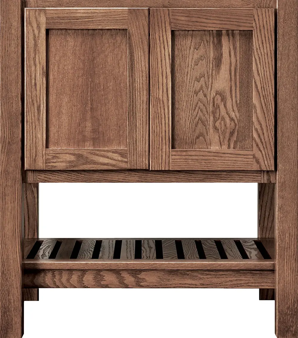 Oak / Quartersawn Oak Vanity 36" no top