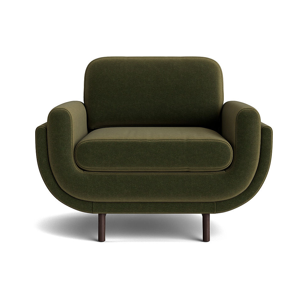 Thumbnail: Regis Accent Chair Modern Gondola Design