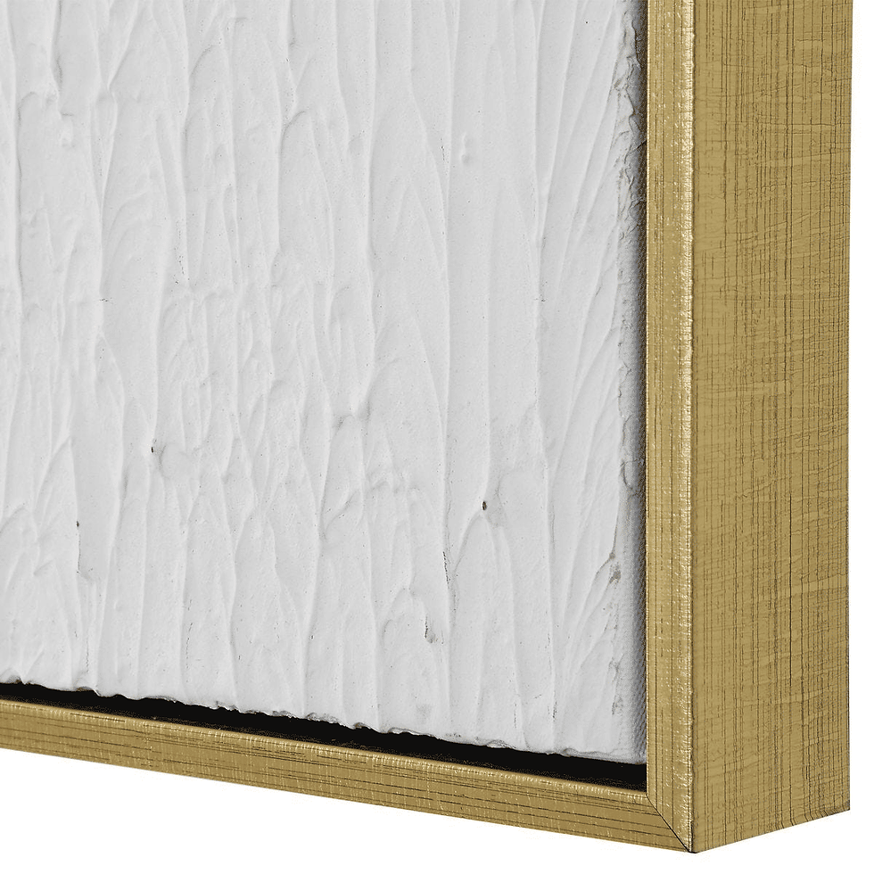 Thumbnail: Moon Landing Hand Painted Abstract Canvas With Gold Leaf Frame