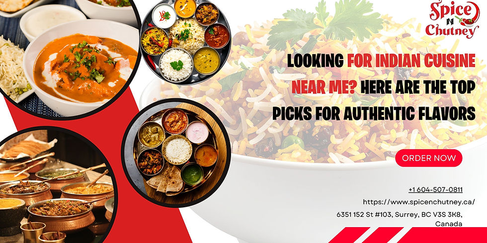 Indian cuisine near me