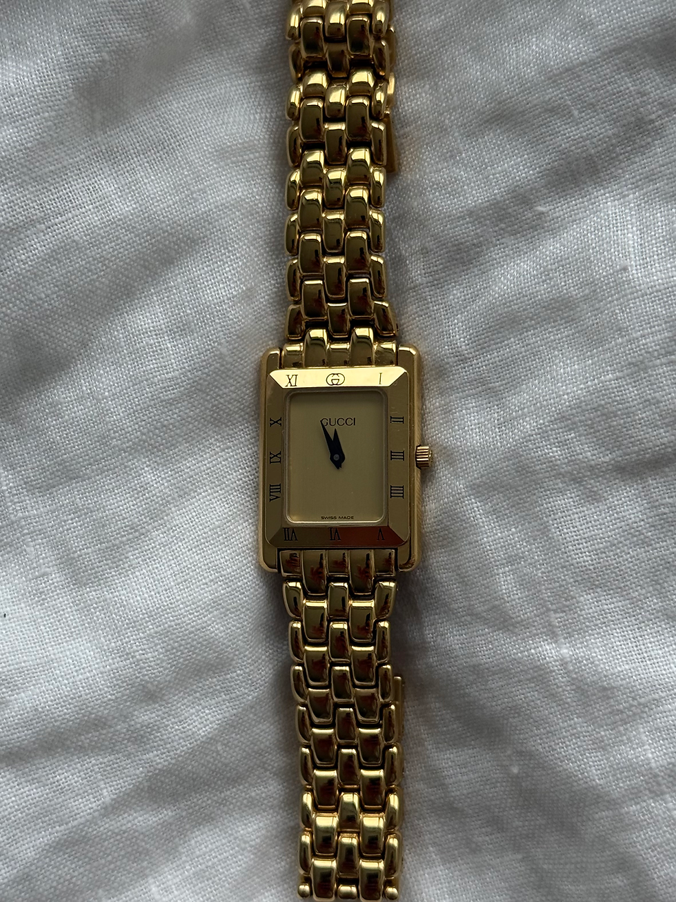 Thumbnail: Vintage Gold Gucci Watch - Boxed